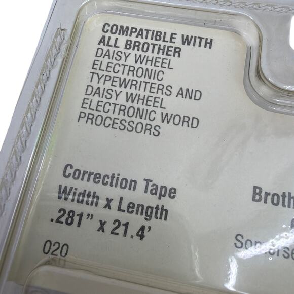 Brother 3010 Lift-Off Correction Tape 2-Pack for Daisy Wheel Typewriters - Picture 3 of 3